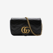 5위 [유명유튜버가 반한제품]영상 Gucci 구찌 마몬트 마틀라세 백 화이트,블랙 & 미니,스몰,미디움 443497