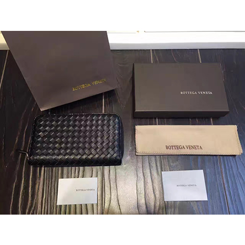 BOTTEGA VENETA 보테가베네타 인트레치아토 나파 짚어라운드 324869-6