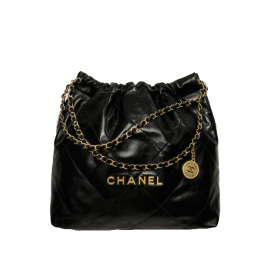 11위 CHANEL 샤넬 샤이니 카프스킨 골드메탈 22백 스몰 AS3260