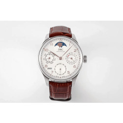 IWC 아이더블유씨 포르투기저 퍼페츄얼 캘린더 화이트골드 화이트다이얼