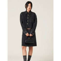 MIUMIU 미우미우 크롭 데님 자켓 2COLOR