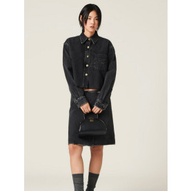 MIUMIU 미우미우 크롭 데님 자켓 2COLOR