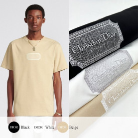 ●8월 판매 11위● DIOR 디올 콘트라스트 자수 티셔츠