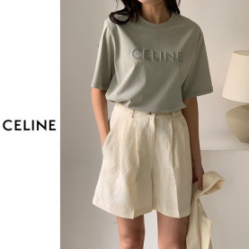 ●8월 판매 2위● CELINE 셀린느 매트 레터링 반팔티 5COLOR