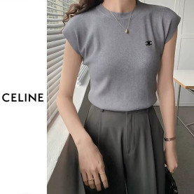 ●8월 판매 3위● CELINE 셀린느 민소매 라운드 니트 6COLOR