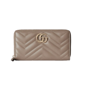 3위 GUCCI 구찌 GG 마몬트 마테라세 라운드 장지갑 토프 443123