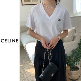 ●8월 판매 11위● CELINE 셀린느 브이넥 패치티 4COLOR