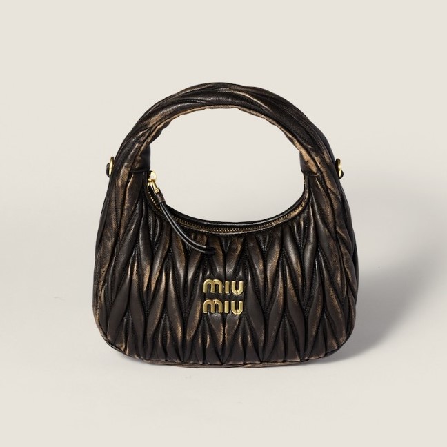 MIUMIU 미우미우 완더 마테라쎄 나파 가죽백 5BC125