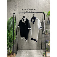 WOOYOUNGMI 우영미 배색 카라 니트