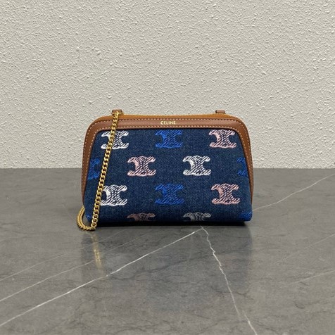 CELINE 셀린느 트리오페 체인 미니백 100382