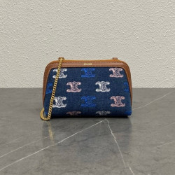 CELINE 셀린느 트리오페 체인 미니백 100382