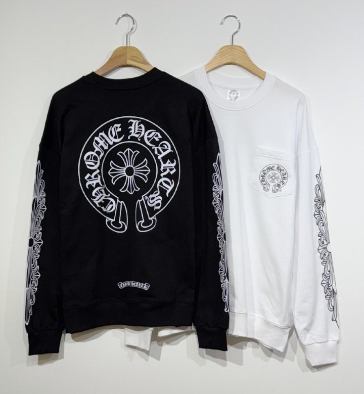 CHROME HEARTS 크롬하츠 포켓 SLP 루즈핏 맨투맨