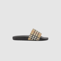 BURBERRY 버버리 체크 슬라이드 805694