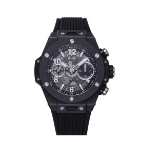 HUBLOT 위블로 빅뱅 크로노그래프 블랙 세라믹 베젤 42mm 441.CI.1171.RX