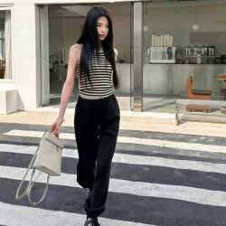 PRADA 프라다 뒷포인트 밴딩 팬츠