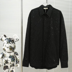 BOTTEGA VENETA 보테가베네타 다이아몬드 피스 셔츠