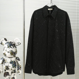 BOTTEGA VENETA 보테가베네타 다이아몬드 피스 셔츠