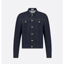 DIOR 디올 오블리크 블루 로우 데님 자켓