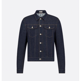 DIOR 디올 오블리크 블루 로우 데님 자켓