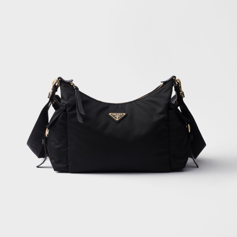 PRADA 프라다 익스플로어 라지 리나일론 및 가죽 핸드백 1BC264