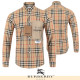 BURBERRY 버버리 시그니처 레터링 긴팔 체크 남방