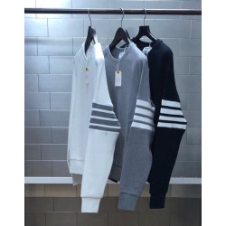 THOM BROWNE 톰브라운 4BAR 와플 맨투맨 4COLOR