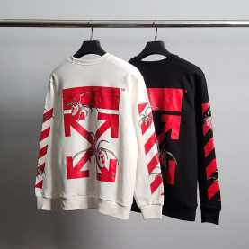 OFF-WHITE 오프화이트 스파이더 애로우 맨투맨