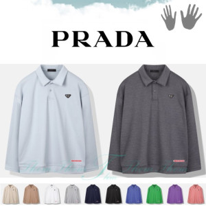 PRADA 프라다 양면 PK 빅오버핏 카라