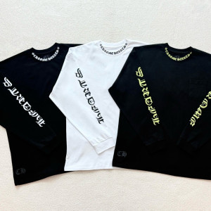 CHROME HEARTS 크롬하츠 넥 스크립트 롱 슬리브