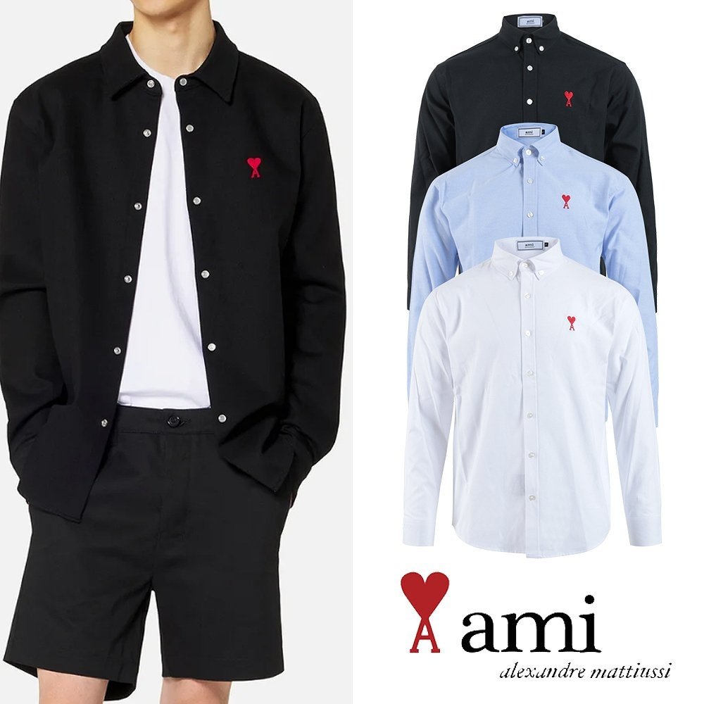 AMI 아미 드 꾀흐 옥스포드 셔츠
