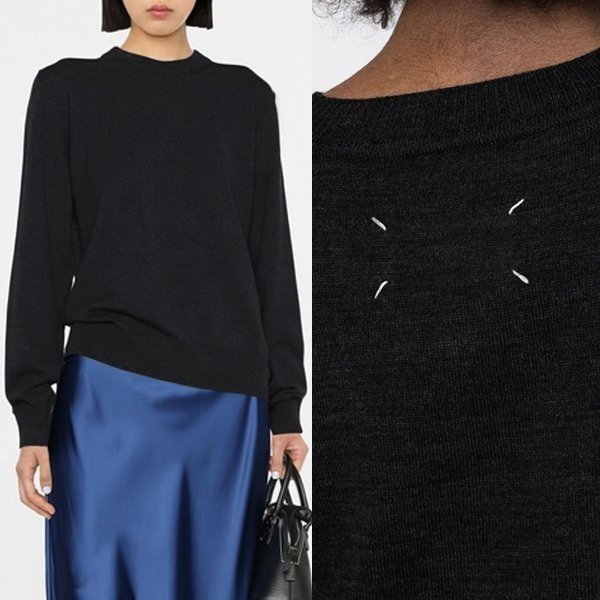 MAISON MARGIELA 메종마르지엘라 라운드 니트