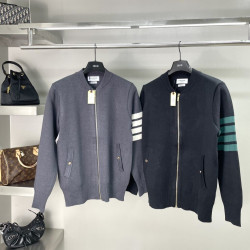 THOM BROWNE 톰브라운 캐시미어 사선 집업