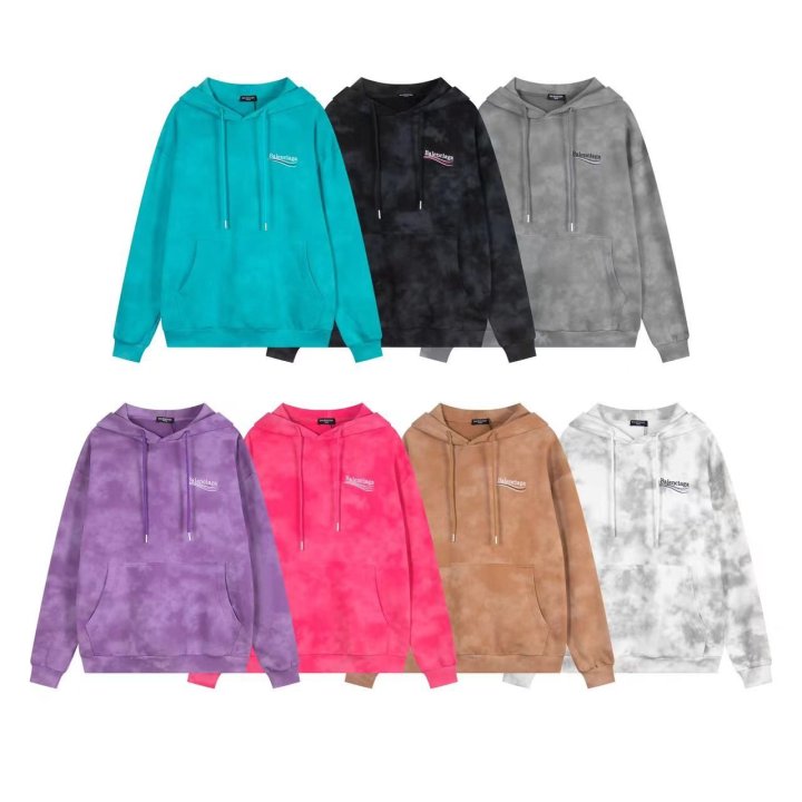 BALENCIAGA 발렌시아가 타이다이 워싱 후드