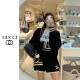 GUCCI 구찌 심플 배색 가디건세트 3COLOR