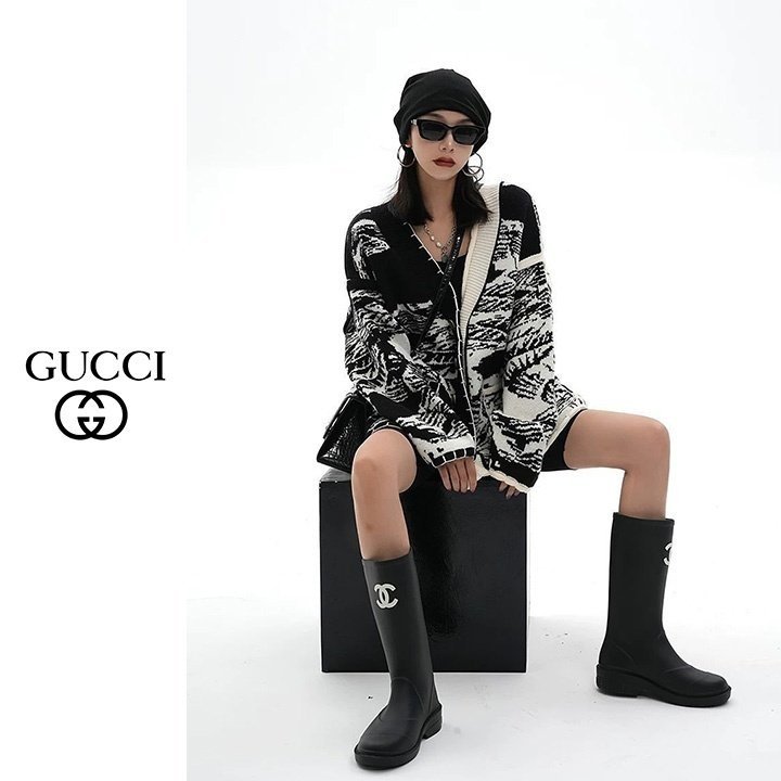 GUCCI 구찌 하프 패턴 루즈핏 가디건
