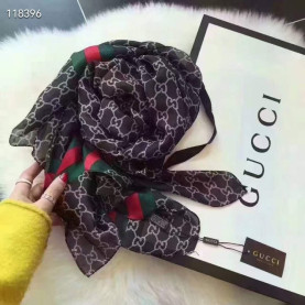 GUCCI 구찌 실크 롱스카프 2COLOR