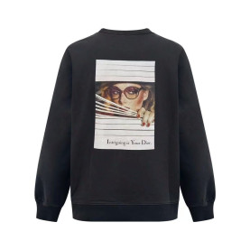 DIOR 디올 헤리티지 로고 맨투맨