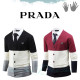 PRADA 프라다 블럭 니트 가디건