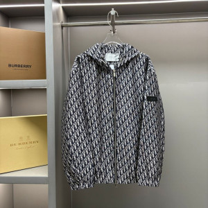 DIOR 디올 오블리크 후드 집업 자켓 　