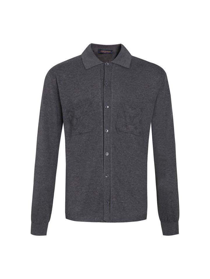 LOUIS VUITTON 루이비통 모노그램 코튼 니트 셔츠