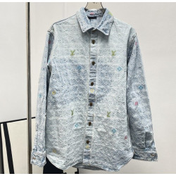 LOUIS VUITTON 루이비통 모노그램 데님 자켓