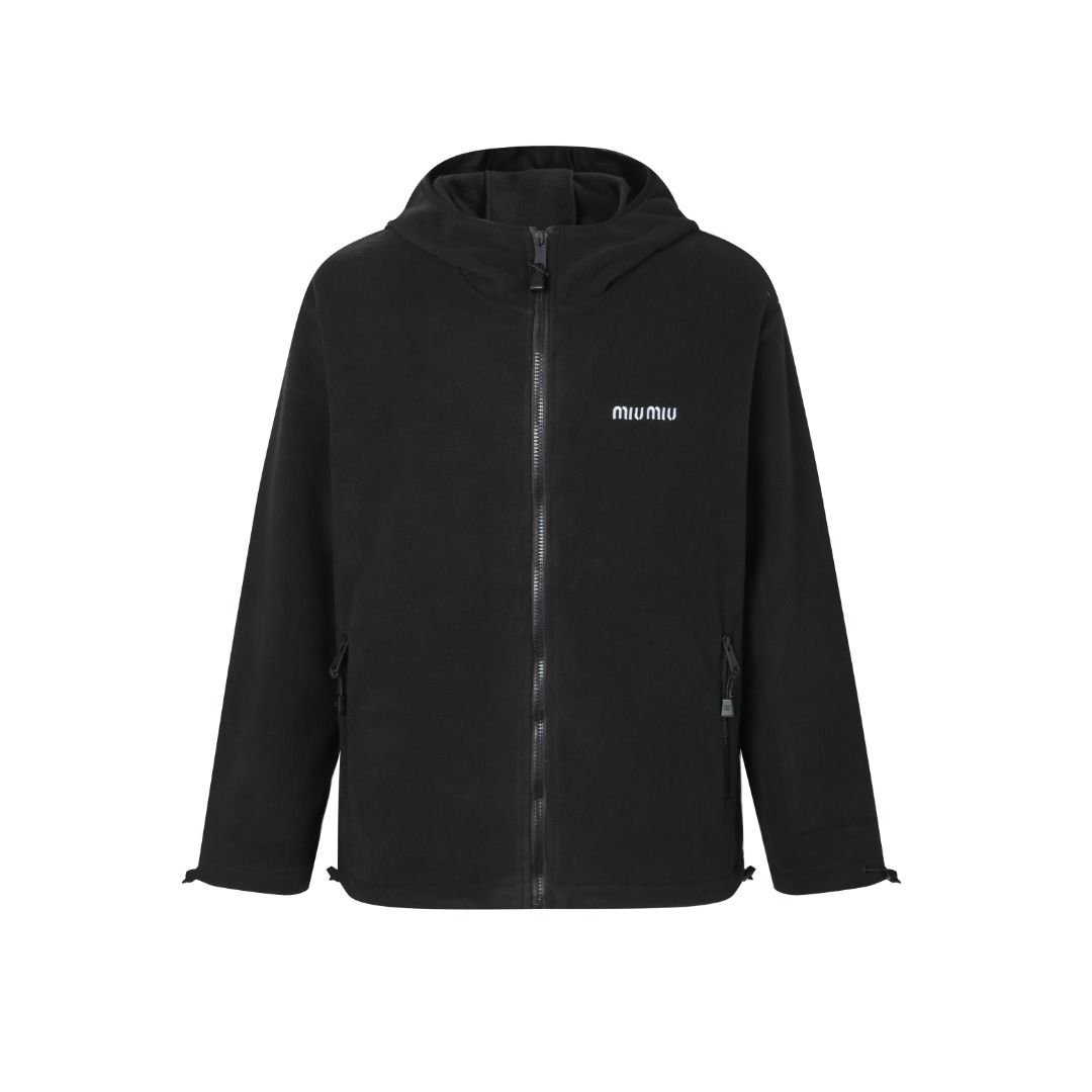 MIUMIU 미우미우 플리스 후드 자켓