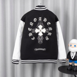 CHROME HEARTS 크롬하츠 크로스 바시티 자켓