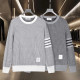 THOM BROWNE 톰브라운 사선완장 니트