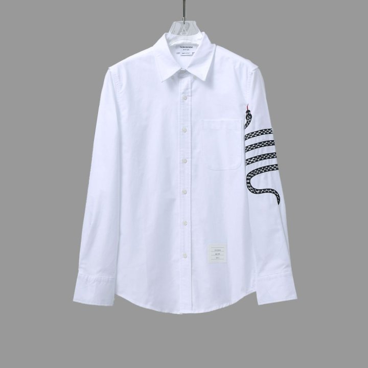 THOM BROWNE 톰브라운 스네이크 자수 셔츠