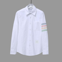 THOM BROWNE 톰브라운 레인보우 사선완장 셔츠