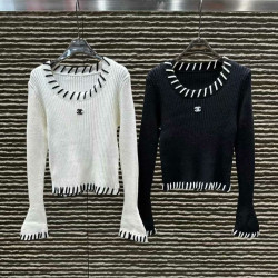 CHANEL 샤넬 스티치 니트