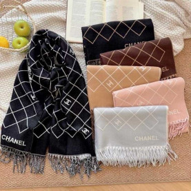 CHANEL 샤넬 캐시미어 숄 머플러