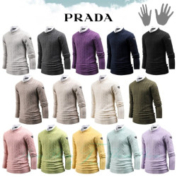 PRADA 프라다 레인 꽈베기 니트