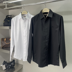 BURBERRY 버버리 체크기사 자수 셔츠